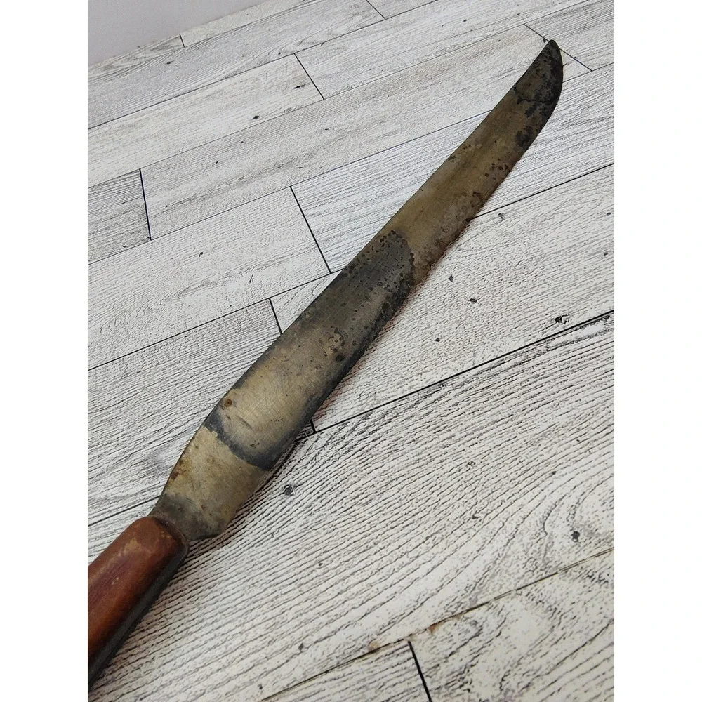 Vintage Wooden Handle Kitchen Knife Rustic‎ Farmhouse Decor Display